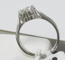 Load image into Gallery viewer, 7/1.00 Cts Solitaire Look Illusion setting Cluster Ring