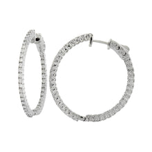Load image into Gallery viewer, 3..00 Cts Diamond Hoop Earring H-I Si - 2