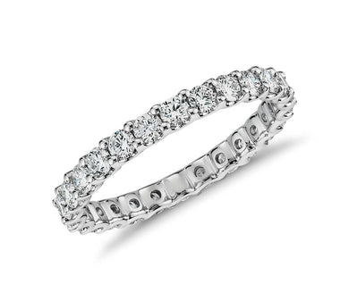 1.20 cts Common Prong Diamonds Eternity Ring