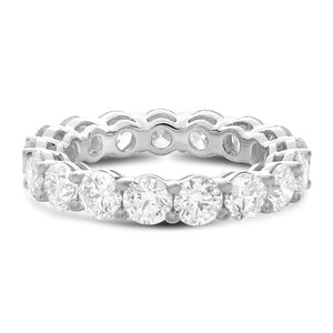 1.20 cts Common Prong Diamonds Eternity Ring