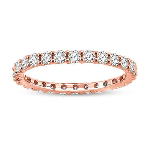 1.40 cts Common Prong Diamonds Eternity Ring